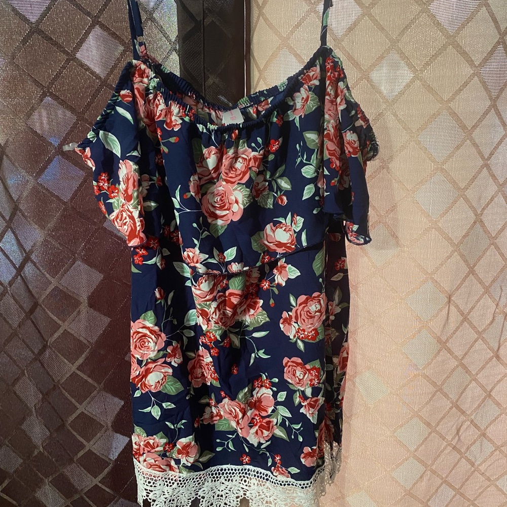 Plus size off the shoulder shirt